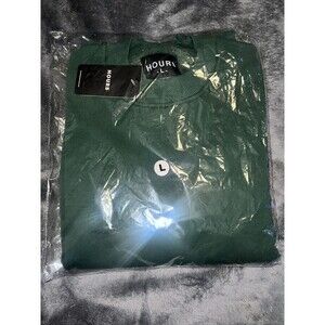 LARGE Hours Collection CREWNECK Forest Green